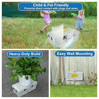 NineLeaf Outdoor Electrical Box, Weatherproof Connection Box w/6 Cable Entry - Image 4