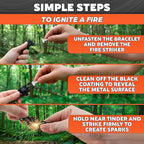Paracord Bracelets for Men and Women – Adjustable Survival Paracord Bracelet - Image 8