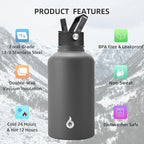 BJPKPK Half Gallon Insulated Water Bottles - Image 3