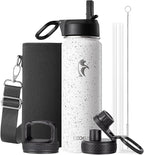 Coolflask Water Bottle 24 oz Insulated by Coolflask