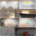 Motion Sensor Under Cabinet Lights, Magnetic Rechargeable Under Counter Closet - Image 3