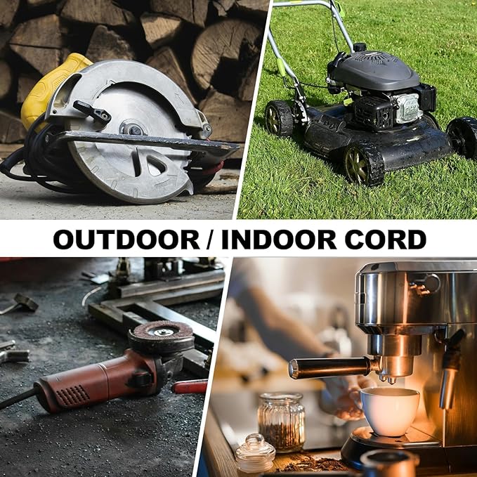 EP 75FT Green Outdoor Extension Cord, 16/3 SJTW Heavy Duty Waterproof, 3 Prong - Image 7