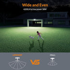 LEPOWER LED Security Light Motion Sensor Light Outdoor, 38W 4200LM Motion - Image 4