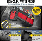 2-Section Foldable Trunk Organizer – Compact Car Storage - Image 5
