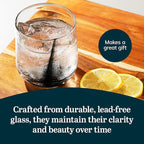 Libbey Ascent Black Ribbon 16 Piece Tumbler and Rocks Glass Set - Image 5