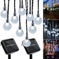 Outdoor Solar String Lights, 2x46FT 66LED 8Modes Crystal Solar Powered by Unknown