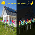ostritec Solar Lights Outdoor Waterproof, 4 Pack Garden Decor Lights, 16 - Image 3