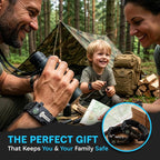 Paracord Bracelet Compass Hiking Survival Kit Emergency Whistle Fire Starter - Image 7
