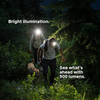 BioLite Range 500 Waterproof, Fast-Charging Rechargeable Headlamp, Midnight Grey - Image 6