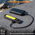 Rechargeable Flashlights High Lumens 1800, Flat EDC Flashlight Rechargeable - Image 4