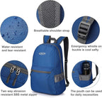 G4Free 20L Lightweight Packable Backpack Travel Hiking Daypack Foldable Backpack - Image 3