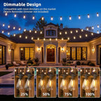 FOOMAN LED Outdoor String Lights, 300FT Outside Waterproof Patio Lights - Image 7
