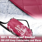 Waterproof Outdoor Blanket 82”X 55” Packable, Stadium Blankets - Image 3