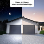 Feit Electric Outdoor LED Triple Head Solar Security Flood Lights - Image 5