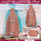 ZOMAKE Sling Bag, Small Crossbody Sling Backpack, Water Resistant Shoulder - Image 6
