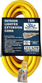 15 ft Outdoor Extension Cord Waterproof - Image 6