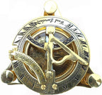 Vintage Shiny Brass Pirate's Booty Compass – Nautical Maritime Sundial - Image 4
