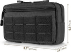 FRTKK Tactical Molle Admin Pouch Utility Laser Cut EDC Tool Pouch Bag - Image 3