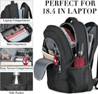 BIKROD 45L Extra Large Travel Laptop Backpack - Image 4