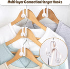 Mlici Cascading Hanger Connector, Space Saving Hangers Hooks Closet Organizer - Image 3