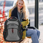 KROSER Friendly Travel Laptop Backpack 17.3 inch XXXL Gaming Backpack - Image 6