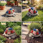 Solar Garden Decor Outdoor Turtle Statue - Image 5