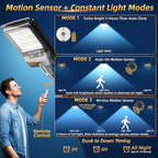 Solar Street Light Outdoor, 11-Inch Solar Powered Street Light - Image 5