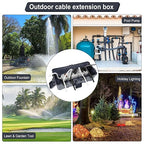 Outdoor Electrical Box Waterproof, OUTDSPLY Medium Outdoor Electrical Box w/ 6 - Image 7