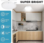 NEWKAZ 9Inch Motion Sensor Ceiling Light Hard-Wired, 20W Indoor Flush Mount LED - Image 6