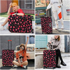 ANNA QUEEN Heart Pattern Luggage Cover, Love Theme Suitcase Protector, - Image 6