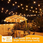 Ollny 150FT Outdoor String Lights, Waterproof Connectable Shatterproof Outside - Image 7