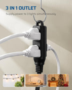 DEWENWILS Flat Plug Extension Cord, 25 FT 16/3 Awg Grounded Power Cable - Image 3