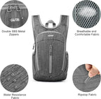 G4Free 10L Hiking Backpack Small Travel Hiking Daypack Lightweight Packable - Image 4