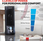Honeywell QuietSet Personal Table Fan, Oscillating Personal Desk Fan - Image 4