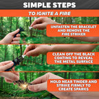 Paracord Bracelets for Men and Women – Adjustable Survival Paracord Bracelet - Image 8
