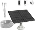 FlexSolar 6W Solar Panel for Security Cameras, IP67 Waterproof by FlexSolar
