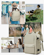 WONHOX Large Travel Backpack Carry on Flight Approved Laptop Work Business - Image 7