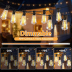 LumBelle Smart Outdoor String Lights, 100FT ST38 LED Patio Lights - Image 4