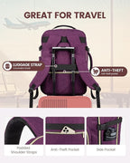 LOVEVOOK Travel Backpack for Women & Men 50L, Airline Approved Carry On - Image 6