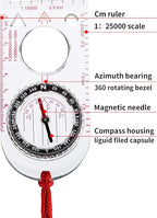 Gejoy 6 Pieces Orienteering Compass Bulk Scout Compass - Image 4