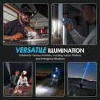 WdtPro Rechargeable Flashlights High Lumens, 1 Pack 10H Long Lasting Super - Image 7