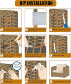520 Ft Wicker Repair Kit, Plastic Wicker Replacement Material, Faux Rattan - Image 3