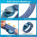 Waterproof Bracelet for Airtag Kids 2 Pack, Soft Nylon Hidden Air Tag Wristband - Image 5