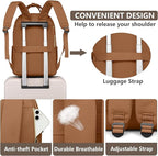 Laptop Backpack for Women Work Bookbag: 15.6 Inch College Backpacks - Image 5