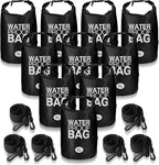 Jexine 10 Pack Dry Bag Waterproof, 5L Ultralight Dry Sacks Roll Top Storage Bag by Jexine