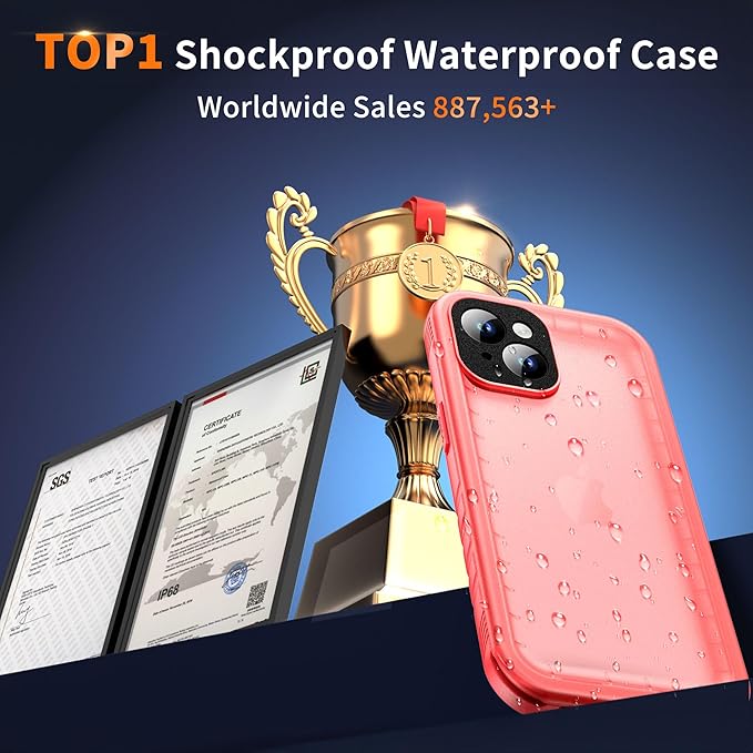 Cozycase Compatible with iPhone 14 Waterproof Case - Image 9