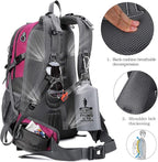 FENGDONG 40L Waterproof Lightweight Outdoor Daypack Hiking, Travel Backpack - Image 4