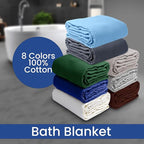 Linteum Textile 100% Cotton Hospital Patient Bath Blanket, Bed Bath Sheet - Image 6