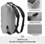 STOVER 5/10/25/30/40/55L Waterproof Dry Bag- Roll-Top Backpack w/Phone Case- - Image 4