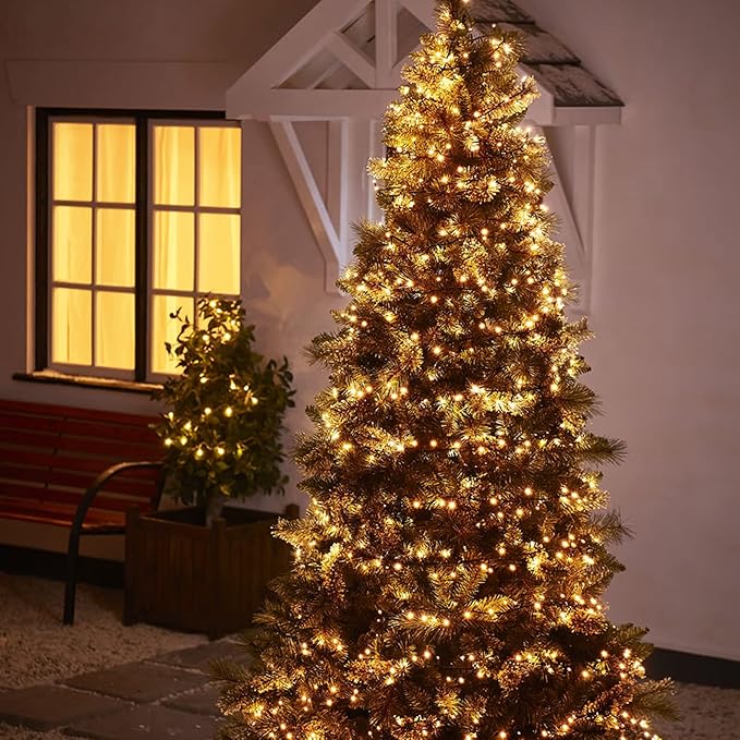 Dazzle Bright Warm White Christmas String Lights, 164ft 2000 LED Waterproof - Image 5